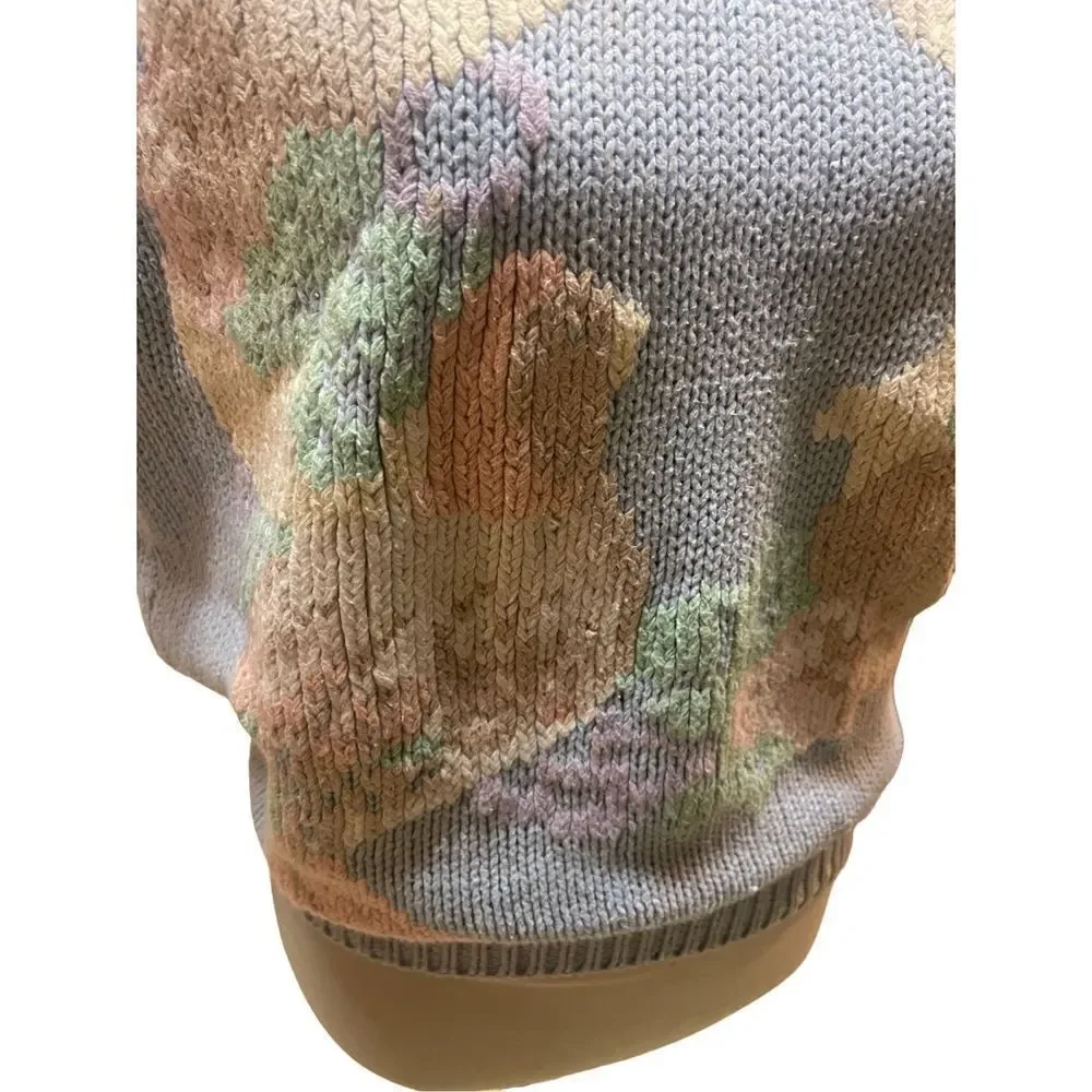 The Eagles Eye Vintage Light Blue Sleeveless Sweater Size Medium